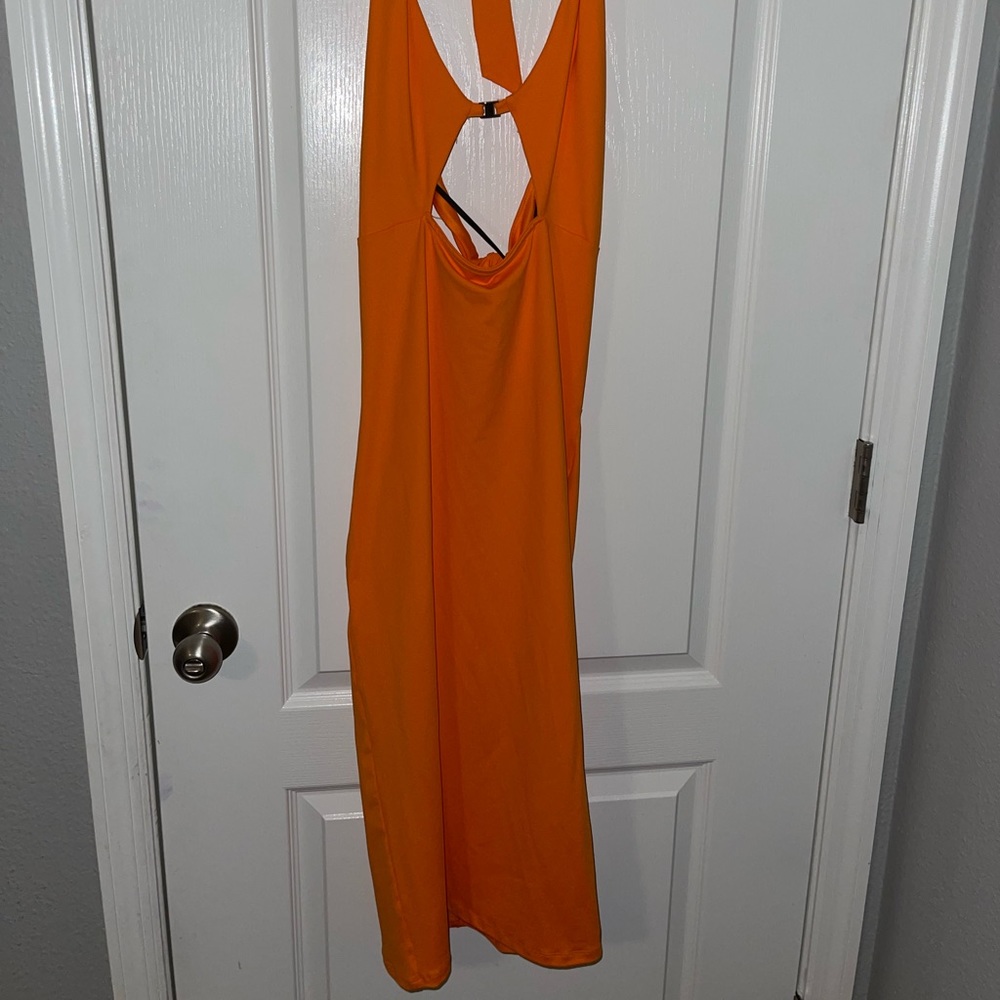 Sexy orange dress
